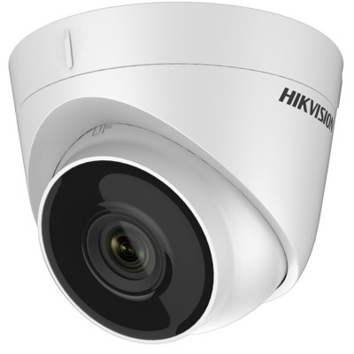 Камера HDTVI Hikvision DS-2CE56H0T-ITPF (2.4 мм), 5 Мп, CMOS, 1944p/25 fps, 0.01 Lux, день/ніч, ІЧ підсвічування до 20 м, IP67, 85.4х76 мм