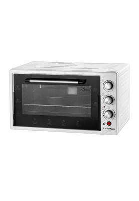 Електродуховка Liberton LEO-482 White, 1500W, 48 л, металевий корпус, таймер, 3 режими нагрівання, конвекція, внутрішнє підсвічування