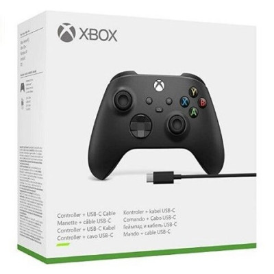 Геймпад Microsoft Xbox Series X | S, Carbon Black + кабель USB (1V8-00002)