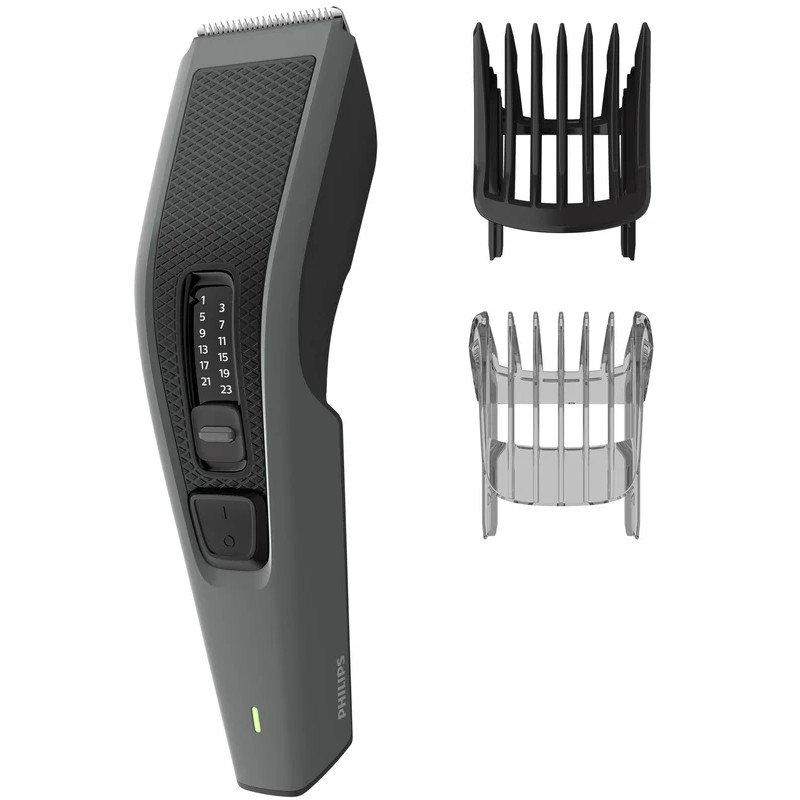 Машинка для стрижки Philips Hairclipper series 3000 HC3525/15, Black, живлення мережа/акумулятор, 2 насадка, 13 установок довжини