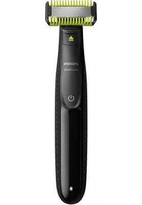 Бритва-Тример-Стайлер Philips Multigroom и OneBlade «12-в-1» MG9710/90 Black/Silver, для волосся, бороди, вусів, вух/носа, живлення від акумулятора/мережі, час роботи 120хв, вологе очищення, водонепроникний корпус