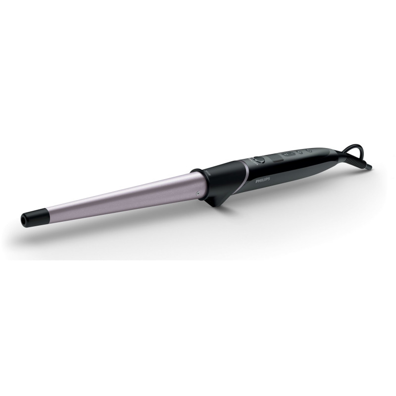 Плойка для волосся Philips StyleCare BHB872/00 Violet, керамічне, титанове покриття нагрівального елементу, температура нагріву 130-210°С, 9 режимів, шнур, що обертається, цифровий температурний контроль, чохол для зберігання