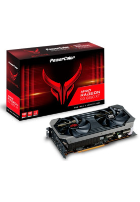 Відеокарта Radeon RX 6650 XT, PowerColor, Red Devil, 8Gb GDDR6, 128-bit, HDMI/3xDP, 2694/17500 MHz, 6-pin + 8-pin (AXRX 6650 XT 8GBD6-3DHE/OC)