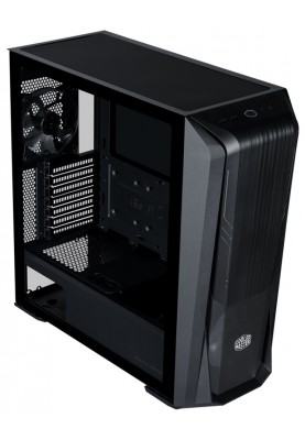 Корпус Cooler Master MasterBox 500 Black, Mid Tower, без БЖ, для EATX/ATX/Micro ATX/Mini ITX, 2xUSB 3.2, 1x120 мм Fan/1x120 мм ARGB Fan, бічна панель із загартованого скла (MB500-KGNN-S00)