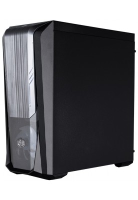 Корпус Cooler Master MasterBox 500 Black, Mid Tower, без БЖ, для EATX/ATX/Micro ATX/Mini ITX, 2xUSB 3.2, 1x120 мм Fan/1x120 мм ARGB Fan, бічна панель із загартованого скла (MB500-KGNN-S00)