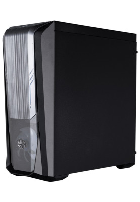 Корпус Cooler Master MasterBox 500 Black, Mid Tower, без БЖ, для EATX/ATX/Micro ATX/Mini ITX, 2xUSB 3.2, 1x120 мм Fan/1x120 мм ARGB Fan, бічна панель із загартованого скла (MB500-KGNN-S00)