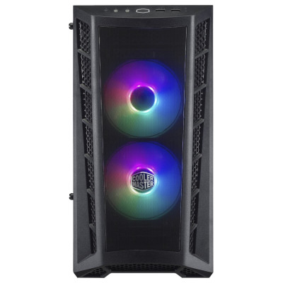 Корпус Cooler Master MasterBox MB311L ARGB Black, Mini Tower, без БЖ, для Micro ATX / Mini ITX, 2xUSB 3.2, 2x120 мм ARGB Fan (MCB-B311L-KGNN-S02)
