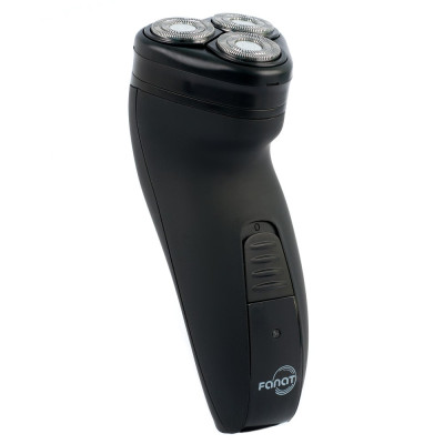 Електробритва Новий Харків НХ-8527 Fanat Black, 6W, роторна, сухе гоління, подвійні леза, повторение контуров лица, індикатор роботи/включення, тример для скронь