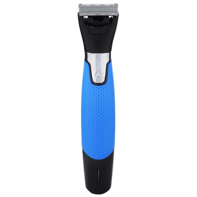 Тример Breetex BR-204W, Black/Blue, для бороди та вусів, насадка-гребінь 0.5-10мм, живлення від акумулятора