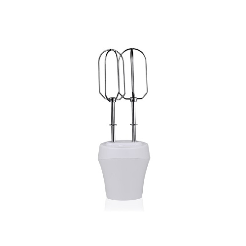 Блендер Liberton LHB-0601 White, 600W, занурювальний, 2 швидкості, аксесуари: вінчик для збивання, мірний стакан (600мл), чаша подрібнювача (400мл), насадка-міксер із двома вінчиками, гаки для замішування тіста Блендер Liberton LHB-0601 White, 600W, занурювальний, 2 швидкості, аксесуари: вінчик для збивання, мірний стакан (600мл), чаша подрібнювача (400мл), насадка-міксер із двома вінчиками, гаки для замішування тіста