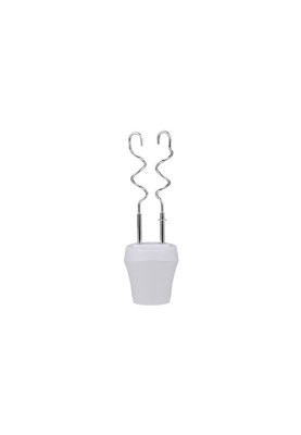 Блендер Liberton LHB-0601 White, 600W, занурювальний, 2 швидкості, аксесуари: вінчик для збивання, мірний стакан (600мл), чаша подрібнювача (400мл), насадка-міксер із двома вінчиками, гаки для замішування тіста
