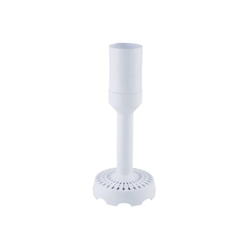 Блендер Liberton LHB-0802 White, 800W, занурювальний, 2 швидкості, аксесуари: вінчик для збивання, мірний стакан (600мл), чаша подрібнювача (1250мл), насадка-міксер із двома вінчиками, гаки для замішування тіста, насадка для пюре