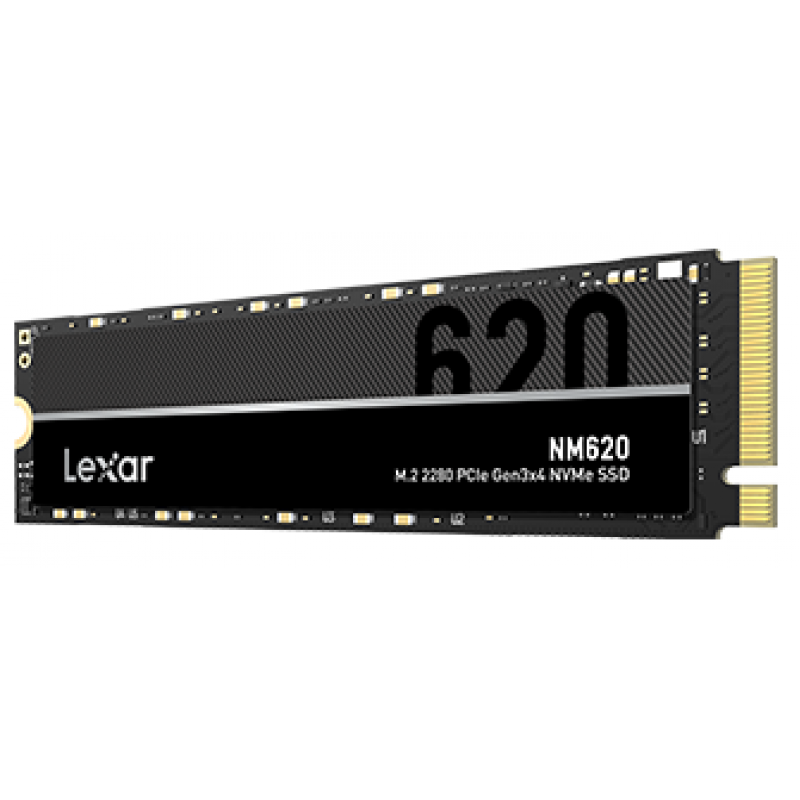 Твердотільний накопичувач M.2 256Gb, Lexar NM620, PCI-E 3.0 x4, 3D TLC, 3300/1300 MB/s (LNM620X256G-RNNNG)