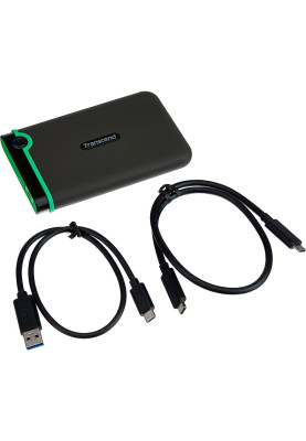 Зовнішній жорсткий диск 4Tb Transcend StoreJet 25M3C, Iron Grey, 2.5", USB 3.1 (TS4TSJ25M3C)