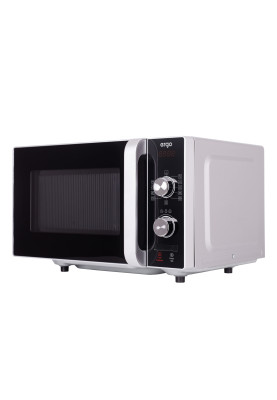 Мікрохвильова піч Ergo EM-2010, Black/Grey, 700W, 20 л, звичайна (соло), 5 рівнів потужності, поворотні пермикачі