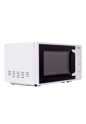 Мікрохвильова піч Ergo EM-2070, White, 700W, 20 л, звичайна (соло), 5 рівнів потужності, поворотні пермикачі