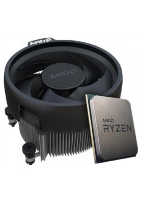 Процесор AMD (AM4) Ryzen 5 5500, Tray + Cooler, 6x3.6 GHz (Turbo Boost 4.2 GHz), L3 16Mb, Cezanne, 7 nm, TDP 65W, розблокований множник (100-100000457MPK)