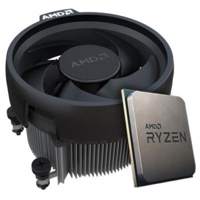 Процесор AMD (AM4) Ryzen 5 5500, Tray + Cooler, 6x3.6 GHz (Turbo Boost 4.2 GHz), L3 16Mb, Cezanne, 7 nm, TDP 65W, розблокований множник (100-100000457MPK)
