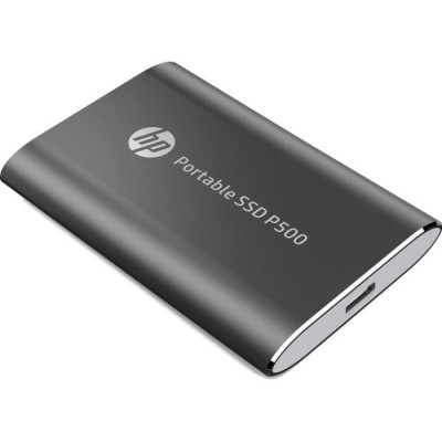 Зовнішній накопичувач SSD, 500Gb, HP P500, Black, USB Type-C, TLC, 420/260 MB/s (7NL53AA)