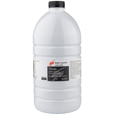 Тонер Kyocera TK-1150/TK-1160/TK-1170/TK-3100/TK-3110/TK-3130/TK-3150/TK-3160/TK-3170/TK-3190, Black, 1 кг, Static Control (KYTK3190UNV-1KG-P)