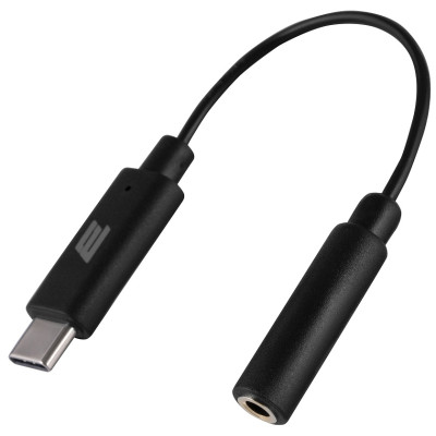 Кабель USB Type-C-3.5 мм 0.3 м 2E Black (2E-MAC010)