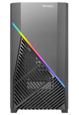 Корпус Antec DRACO 10 Black, Mini Tower, без БЖ, для Micro ATX/Mini ITX, 2xUSB 3.0, 1x120 мм Fan, бічна панель із загартованого скла (0-761345-80016-7)
