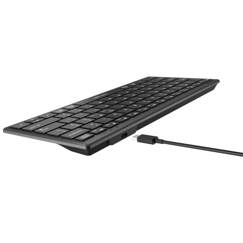 Клавіатура A4tech FX-51 Grey, Fstyler Compact Size keyboard, USB