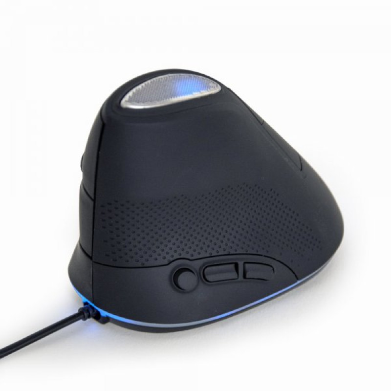 Миша Gembird MUS-ERGO-03, оптика, Black USB, 3200 DPI, ергономічний дизайн
