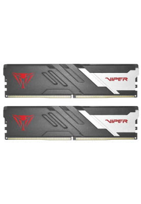Пам'ять 8Gb x 2 (16Gb Kit) DDR5, 5200 MHz, Patriot Venom, Black, 40-40-40-77, 1.1V, з радіатором (PVV516G520C36K)