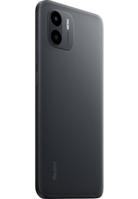 Смартфон Xiaomi Redmi A1 Black, 2 Nano SIM, 6.52" (1600х720) IPS, MediaTek Helio A22 4x2.0GHz, RAM 2GB, ROM 32GB, MicroSD (Max 128GB), GPS, Wi-Fi, BT, LTE, 3 Cam, Li-Ion 5000mAh, Android 12