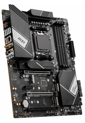 Материнська плата AM5 MSI PRO X670-P WIFI, X670, 4xDDR5, Int.Video(CPU), 6xSATA3, 4xM.2, 3xPCI-E 16x, 1xPCI-E 1x, ALC4080, RTL8125BG, WiFi 6, Bluetooth 5.2, 13xUSB3.2/4xUSB2.0, HDMI/DP/Type-C, ATX