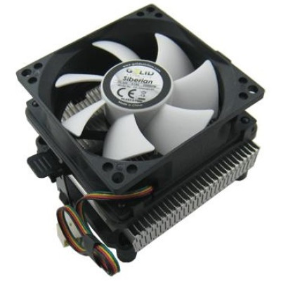 Кулер для процесора GELID Solutions Siberian, алюміній, 1x80 мм, для Intel 115x/1200, AMD AMx/FMx, до 82 Вт (CC-Siberian-01)