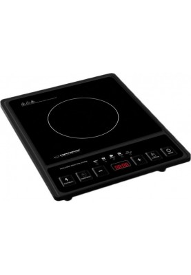 Настільна плита Esperanza EKH011, Black, 2000W, індукційна, 6 режимів, керування кнопкове, розпізнавання розміру посуду, автовідключення