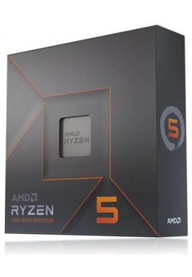 Процесор AMD (AM5) Ryzen 5 7600X, Box, 6x4.7 GHz (Turbo Boost 5.3 GHz), Radeon Graphics, L3 32Mb, Zen 4, 5 nm, TDP 105W, розблокований множник, система охолодження в комплекті не йде (100-100000593WOF)