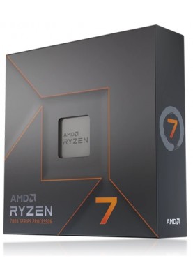 Процесор AMD (AM5) Ryzen 7 7700X, Box, 8x4.5 GHz (Turbo Boost 5.4 GHz), Radeon Graphics, L3 32Mb, Zen 4, 5 nm, TDP 105W, розблокований множник, система охолодження в комплекті не йде (100-100000591WOF)