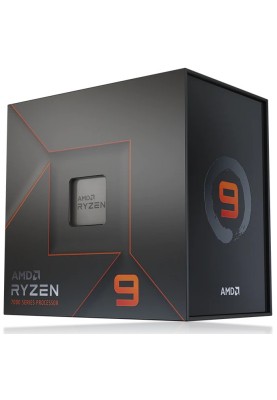 Процесор AMD (AM5) Ryzen 9 7900X, Box, 12x4.7 GHz (Turbo Boost 5.6 GHz), Radeon Graphics, L3 64Mb, Zen 4, 5 nm, TDP 170W, розблокований множник, система охолодження в комплекті не йде (100-100000589WOF)