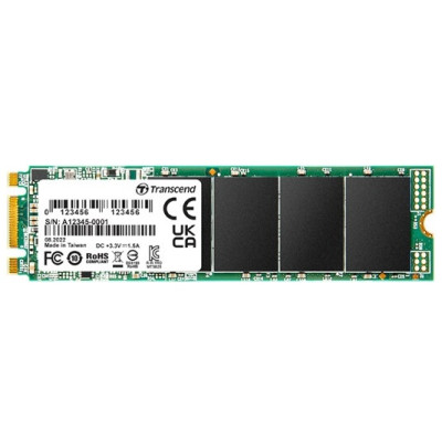 Твердотільний накопичувач M.2 500Gb, Transcend 825S, SATA3, 3D TLC, 530/480 MB/s (TS500GMTS825S)