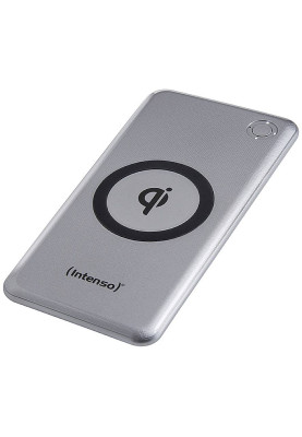 Універсальна мобільна батарея 10000 mAh, Intenso WPD10000, Grey, бездротова зарядка (Qi), 2xUSB, 1xType-C, PD, QC3.0 (7343531)