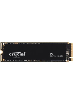 Твердотільний накопичувач M.2 1Tb, Crucial P3, PCI-E 3.0 x4, 3D TLC, 3500/3000 MB/s (CT1000P3SSD8)