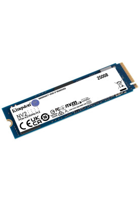 Твердотільний накопичувач M.2 250Gb, Kingston NV2, PCI-E 4.0 x4, 3D TLC, 3000/1300 MB/s (SNV2S/250G)