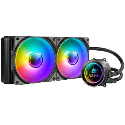 Система рідинного охолодження AZZA GALEFORCE 240, Black (LCAZ-240C-ARGB)