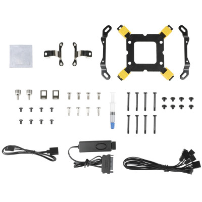 Система рідинного охолодження AZZA GALEFORCE 240, Black (LCAZ-240C-ARGB)