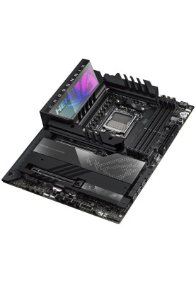 Материнська плата AM5 Asus ROG CROSSHAIR X670E HERO, X670, 4xDDR5, Int.Video (CPU), 4xSATA3, 3xM.2, 2xPCI-E 5.0 16x, 1xPCI-E 4.0 1x, ALC4082, Intel 2.5Gb, WiFi 6, Bluetooth 5.2, 2xUSB4.0/12xUSB3.2/4xUSB2.0, HDMI/2xType-C, ATX