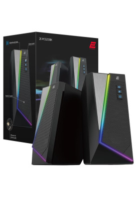 Колонки 2E PCS233 RGB, Black, USB (2E-PCS233BK)