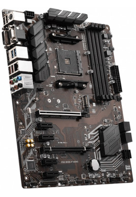 Мат.плата AM4 (B550) MSI PRO B550-P GEN3, B550, 4xDDR4, CrossFire, Int.Video(CPU), 6xSATA3, 1xM.2, 2xPCI-E 16x 3.0, 4xPCI-E 1x 3.0, ALC897, RTL8111H, 6xUSB3.2/6xUSB2.0, VGA/DVI-D/HDMI, ATX
