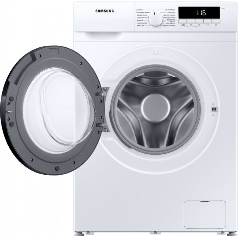 Пральна машина Samsung WW80T3040BW/UA, White, 8кг, фронтальна, вузька, 14 програм, швидкість віджиму 1400 об/хв, Клас енергоспоживання A+++, 85x59.5x46.5