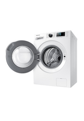 Пральна машина Samsung WW80J62E0DW/UA, White, 8кг, фронтальна, вузька, 14 програм, швидкість віджиму 1200 об/хв, клас енергоспоживання A+++, 85x60x45.6 см