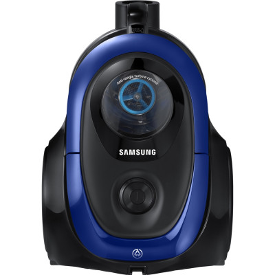 Пилосос Samsung VC07M2110SB/UK Blue, 700W, тип збирання суха, без мішка Cyclone Force with Anti-tangle Turbine, пилозбірник 1.5л, 2-ступенева щітка