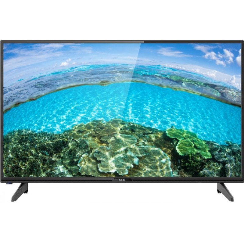 Телевізор 32" Akai TV32U22T, LED HD 1366x768, 60 Гц, DVB-T2/C, 2xHDMI, 1xUSB, VESA 100x100