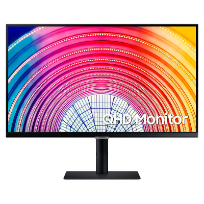 Монітор 27" Samsung S27A600U, Black, WLED, IPS, 2560x1440 (16:9), 5 мс, 60 Гц, 300 кд/м², 1000:1, HDR10, 178°/178°, HDMI/DP, Type-C, 3xUSB 3.0, RJ45, VESA 100x100 мм, AMD FreeSync (LS27A600UUIXCI)